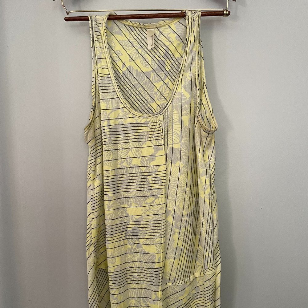 Loveappella Yellow Long Tank, Size M